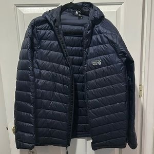 COPY - Men’s Mountain Hard Wear jacket size large. Navy blue